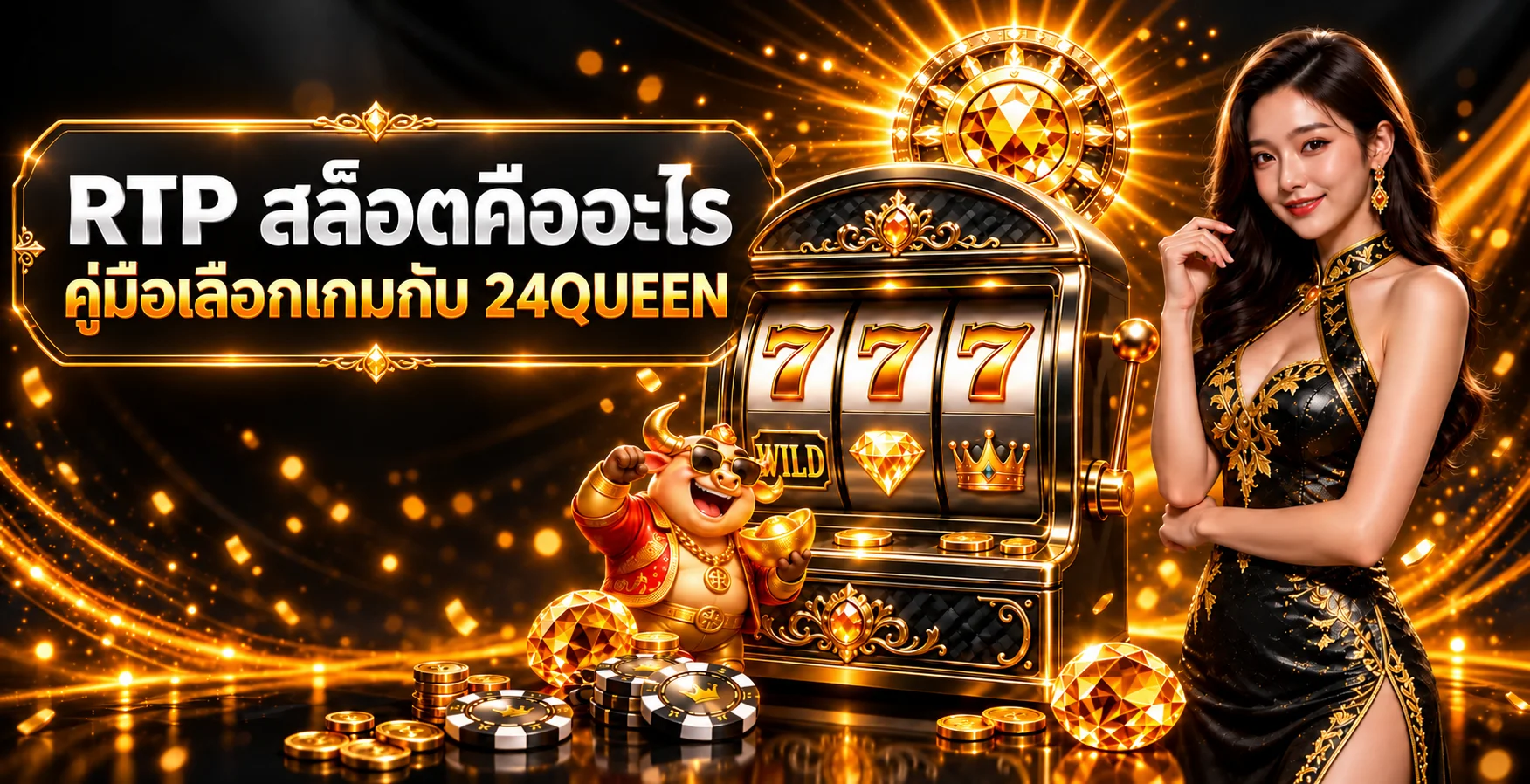 24QUEEN RTP สล็อตคืออะไร เลือกเกมอย่างมีข้อมูล
